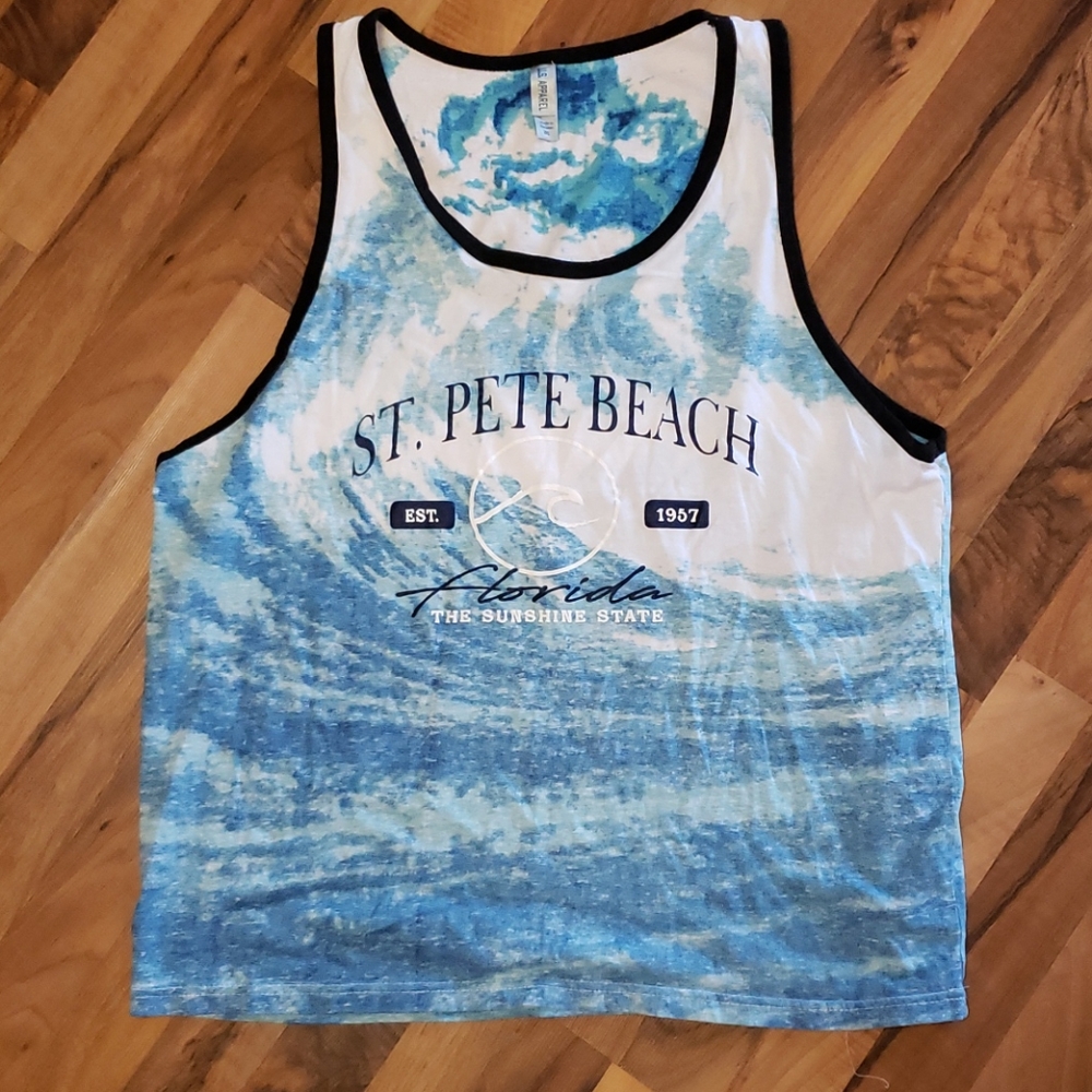 Mens st Pete Beach tank size 2xl